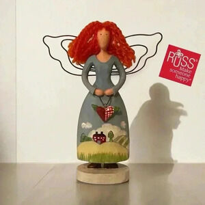 🔻Vintage🔻Angel Figurine, RUSS Berrie 5.50’’ 🪽